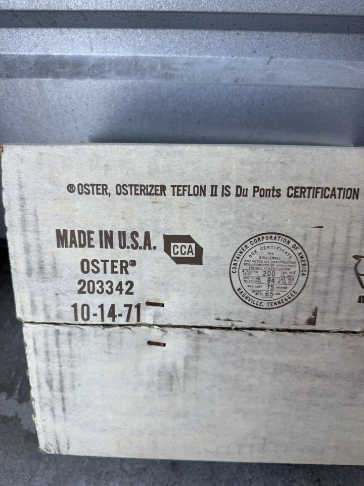 Vintage NOS Oster 681 FLAME Electric Fondue Set Aluminum - Image 3 of 4