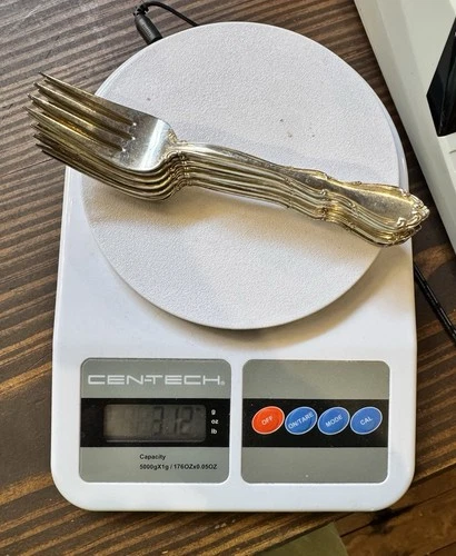 FONTANA by TOWLE Sterling Silver Salad Forks - Lot of 8 - 312 Grams Scrap Or Not