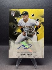 2024 Topps Series 1 HENRY DAVIS Stars Auto Autograph Rookie Card RC Pirates /199. rookie card picture
