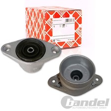 2 FEBI FEDERBEINLAGER HINTEN für AUDI A4 (B6 B7) A6 (C6) SEAT EXEO (3R2 3R5)