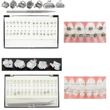 Orthodontic Self Ligating Bracket Metal Ceramic Clear Roth 022 345 Ormco Damon Q