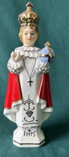 ARTMARK JAPAN INFANT CHILD OF PRAGUE BISQUE 6" FIGURINE STATUE ORIGINAL LABEL EU