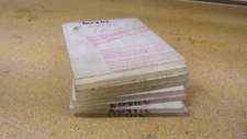 .23" ACRYLIC CLEAR SHEET STOCK 4" X 5"    LOT OF 8 