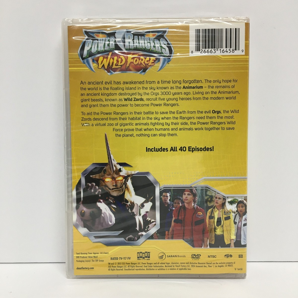 Power Rangers: Wild Force - The Complete Series (5 DVD Set Power Rangers: Wild Force - The Complete Series (5 DVD Set