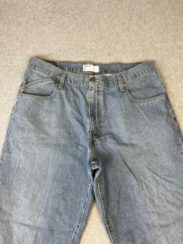 Vintage Levis SilverTab Jeans Mens 36x33 Blue Denim Loose Baggy Y2K Grunge - Picture 2 of 13