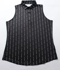 Obnoxious Golf Women's The Bogey 8-Way Stretch Golf Shirt CG2 Black Size XL 