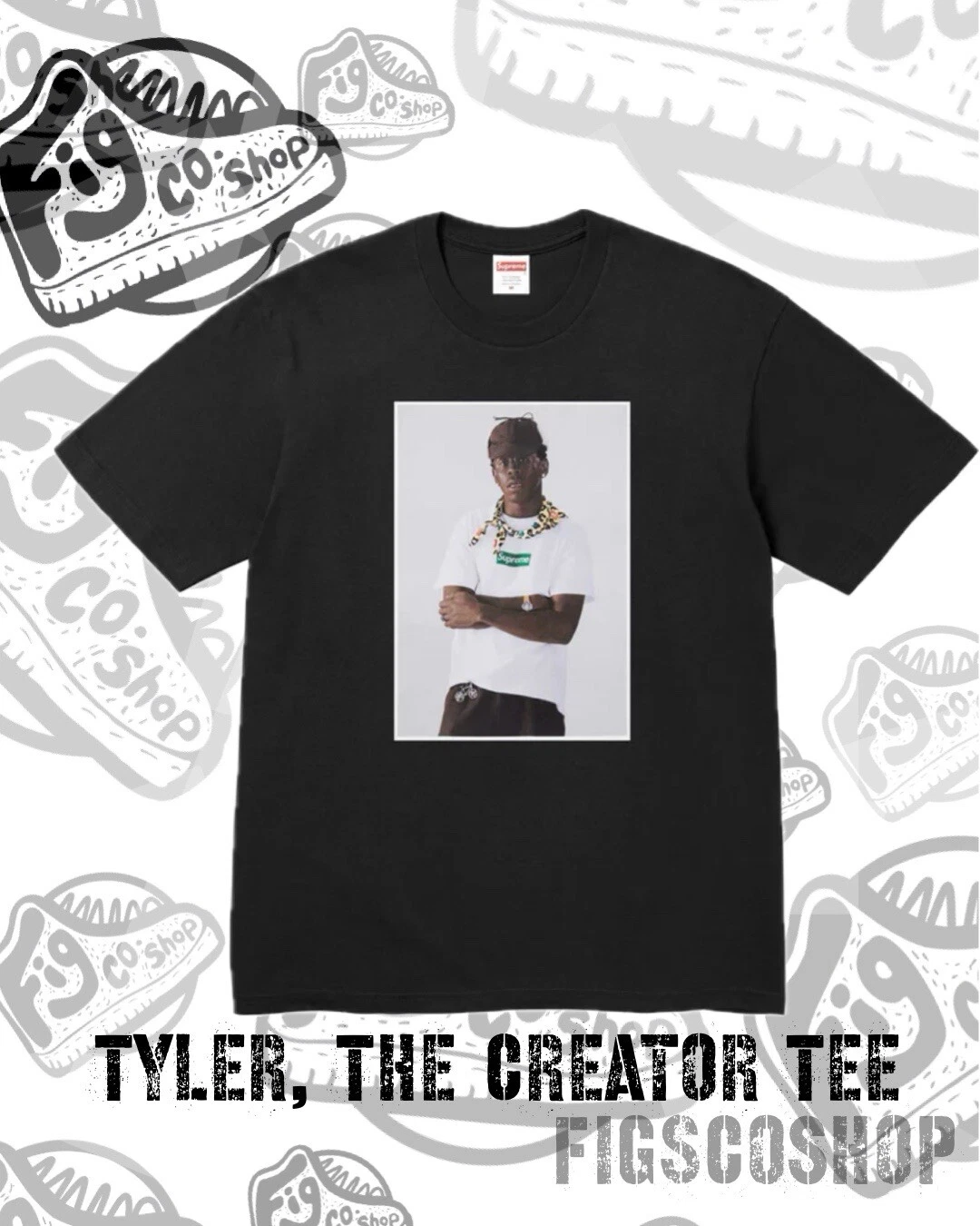 Tee shirt photo Supreme Tyler The Creator noir taille XL marque ✅ ? ? ?