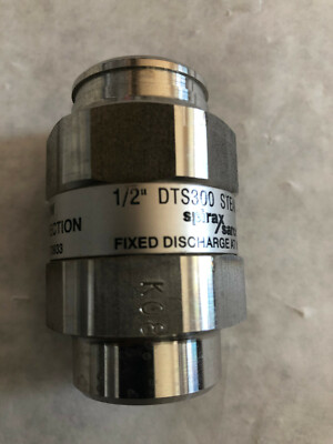 NEW Spirax Sarco 1/2'' DTS300 Thermostatic Steam Trap 300 Psi Stainless NPT,BM