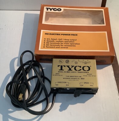 Tyco HO Electric Power Pack Train Transformer Model 899c Hobby Railroad With Box