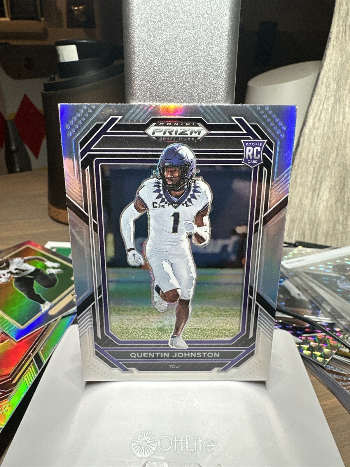 2023 Prizm Draft Picks Base Silver #138 Quentin Johnston - TCU Horned Frogs