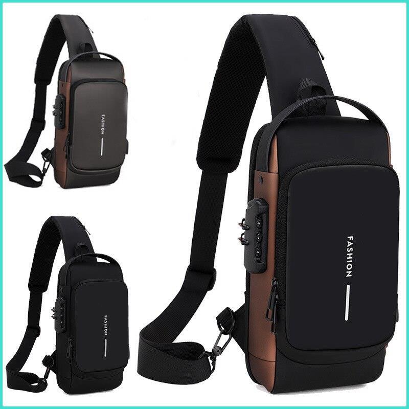 Anti Theft USB Multifunction Crossbody Travel Sling Shoulder Bag Pack for Mens | eBay Anti Theft USB Multifunction Crossbody Travel Sling Shoulder Bag Pack for Mens | eBay