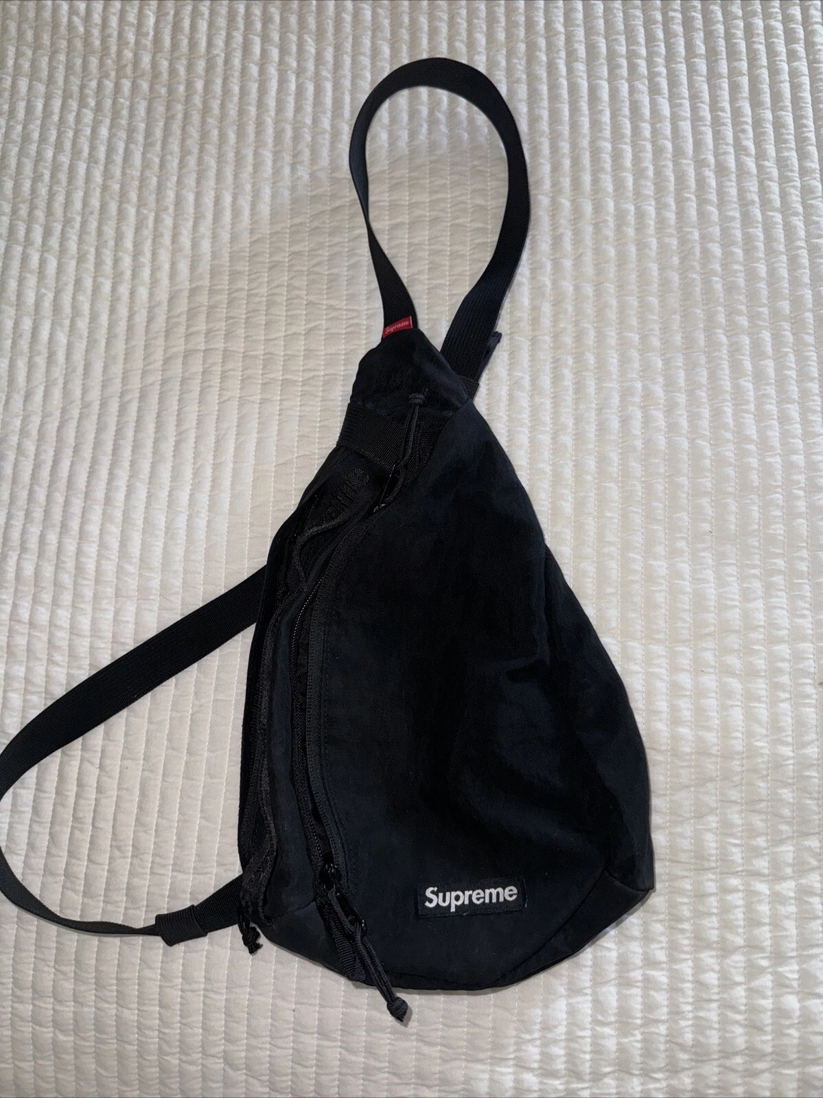 Sac bandoulière Supreme d'occasion (SS21) noir : SS21 AUTHENTIQUE *