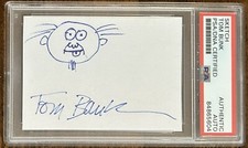 Garbage Pail Kids Original Sketch Drawing Signed & Drawn By Tom Bunk PSA DNA COA