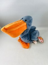 TY Beanie Baby SCOOP Pelican 1996 Retired Plush Toy with Tags