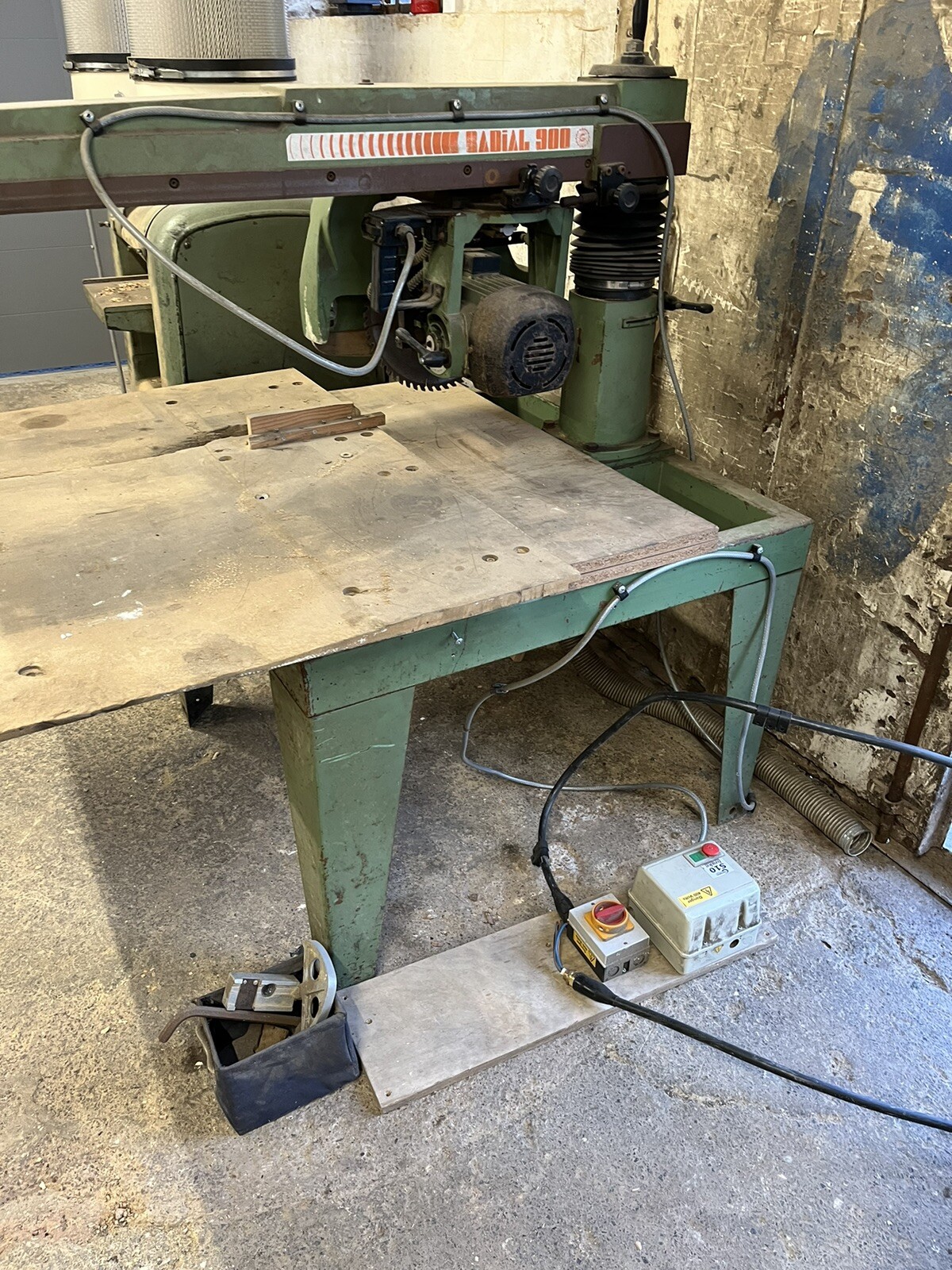 Omga Radial Arm Cross Cut saw used eBay