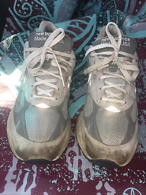 New Balance 993 Mens Size 12D Made In USA Running Walking Shoes Gray  MR993GL | eBay