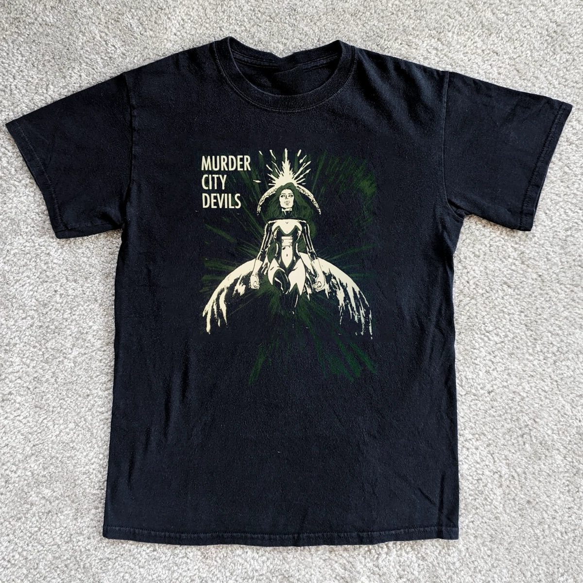 T-shirt Officieux The Murder City Devils - Noir, Coupe Regular, Personnalisable (S à 5XL) - Parfait Pour Les Fans
