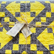 72  x82  New Gorgeous Cotton Handmade Quilt.