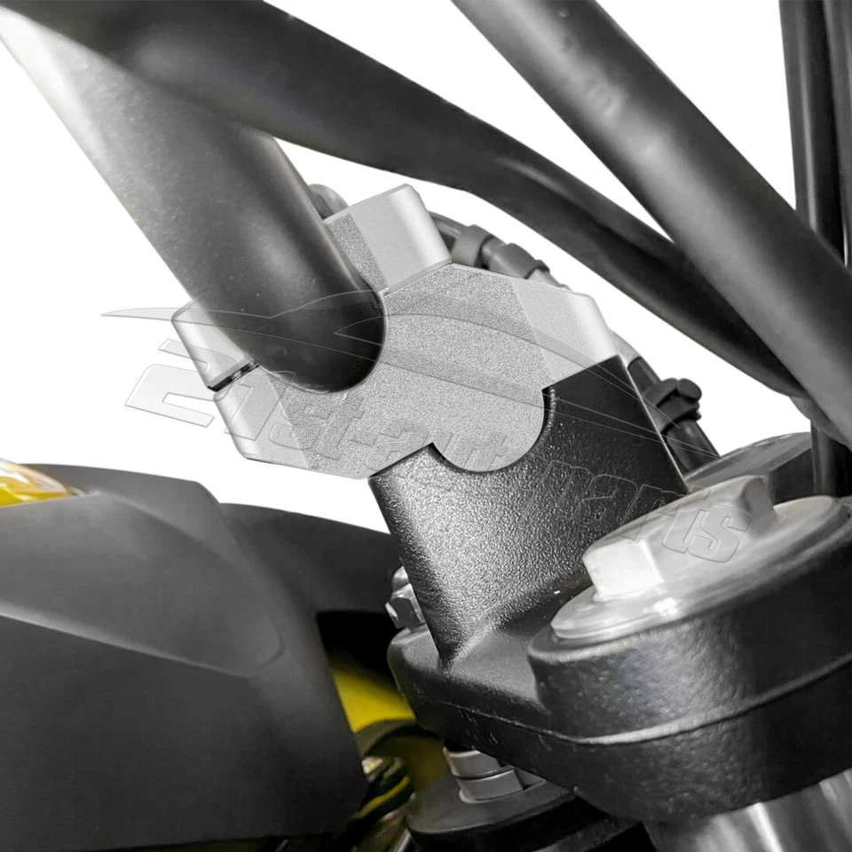 For Honda CRF50F CRF70F CRF110F CRF80F CRF125F 7/8" Handlebar Risers w/Pullback - Image 2 of 4