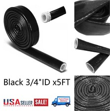 3/4" Insulation Heat Shielded Fire Thermo Armor Fire Sleeve Silicone Coated US