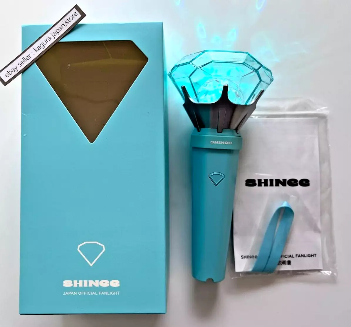 SHINee WORLD VI PERFECT ILLUMINATION JAPAN FANLIGHT PEN LIGHT STICK USED