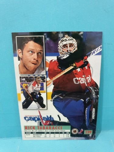 Rick Tabaracci🏆1994-5 Fleer Ultra #239 CAPITALS NHL Hockey Card🏆FREE POST - Picture 2 of 2