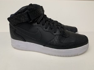 nike air force 1 mid hombre negro
