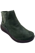 Ryka Side-Zip Water-Repellent Sneaker Boots Noelle Next Olive