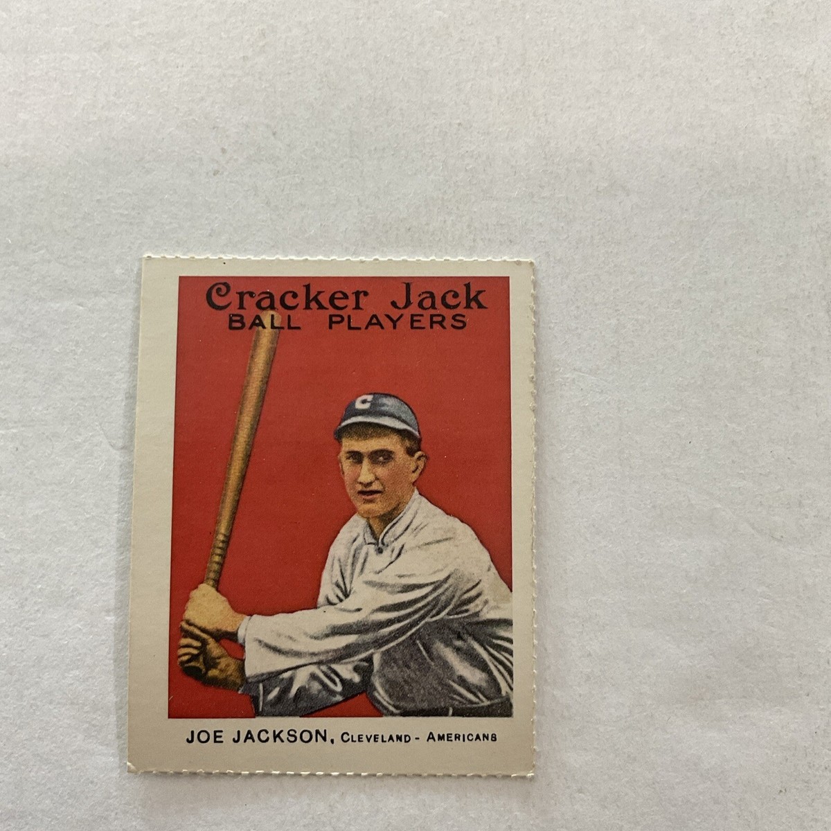 JOE JACKSON 1977 Dover Classic Baseball Reprint 1915 Cracker Jack