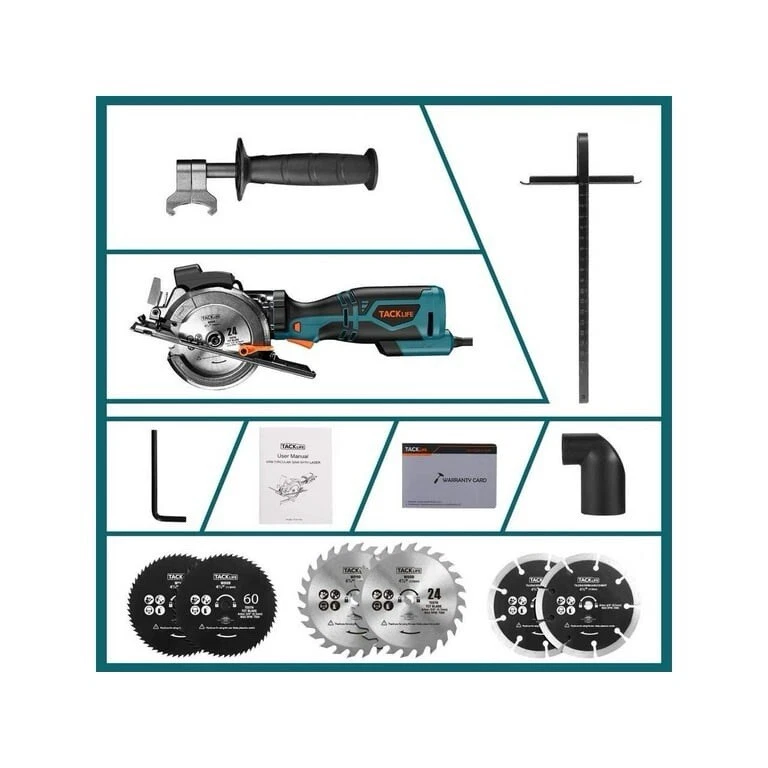 TACKLIFE Mini Circular Saw - Image 3 of 3