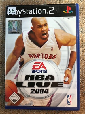 NBA Live 2004 (Sony PlayStation 2, 2003, DVD-Box)