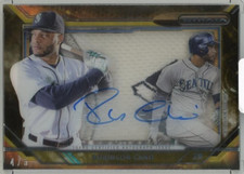2015 TOPPS STRATA ROBINSON CANO PATCH AUTOGRAPH CARD /5 SEATTLE MARINERS