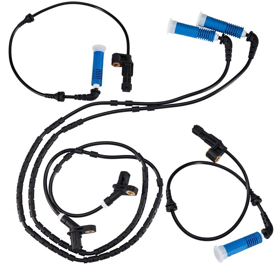 4X Sensor de velocidad de rueda ABS delantero trasero izquierdo y derecho para BMW 325CI 325I 330CI 330I M3 Foto 2 de 4