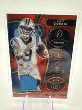 2022 Panini Select - Draft Selections Memorabilia Red Prizm #DS-3 Matt Corral...