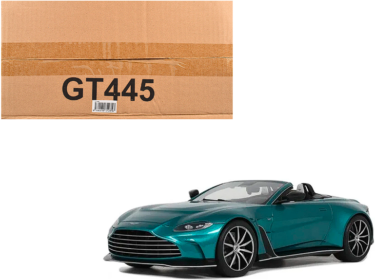 Aston Martin V12 Vantage Roadster Racing Green Metallic GT Spirit 1/18 Model Car