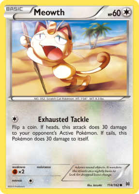 Meowth 114/162 Common | BREAKthrough | Pokemon Card | eBay