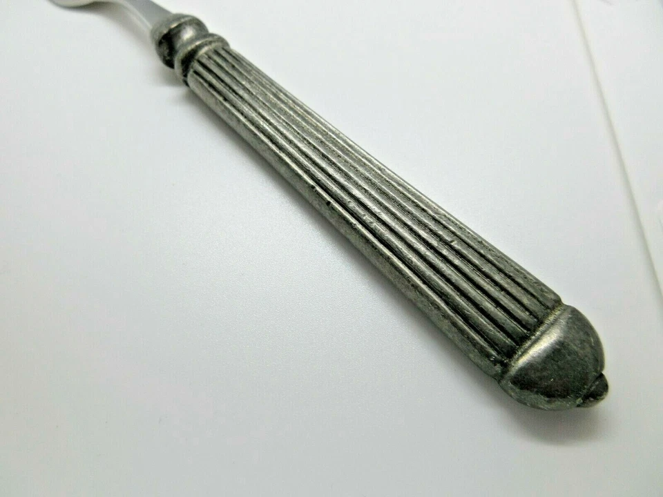 Bugatti of Italy CAPITAL *1 Dinner Fork*  8 7/8"  Stainless/Pewter Flatware  - Image 2 of 4