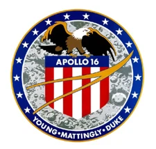 3" NASA APOLLO 16 MILITARY STICKER DECAL USA MADE