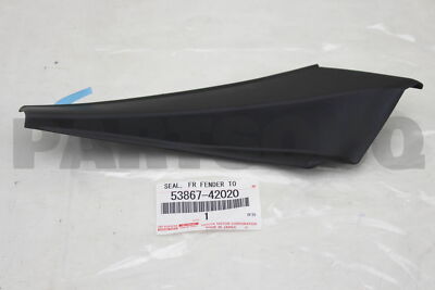 サンワプロポ 5386742020 Genuine Toyota SEAL, FRONT FENDER TO COWL SIDE, LH