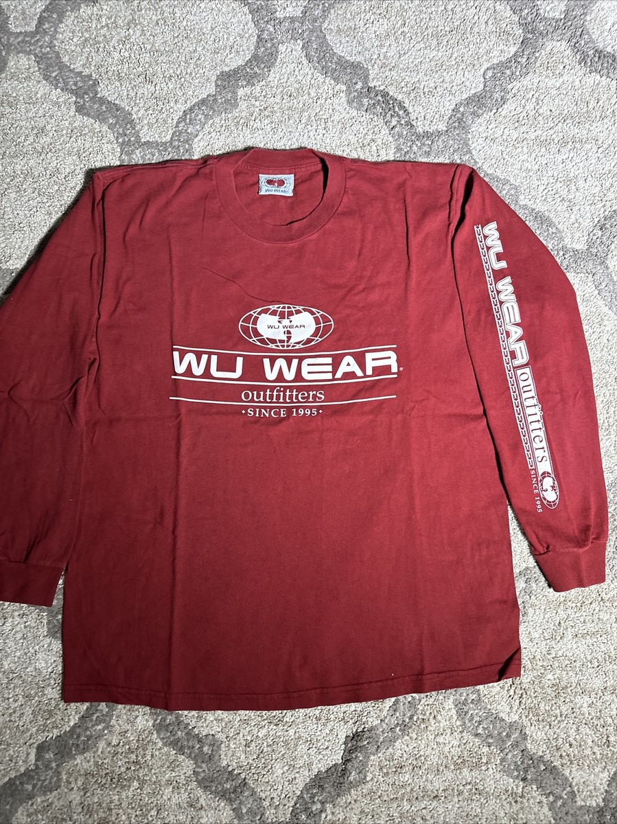 WU TANG CLAN WU Wear XL Long sleeve shirt Made In USA Method WU TANG CLAN WU Wear XL Long sleeve shirt Made In USA Method