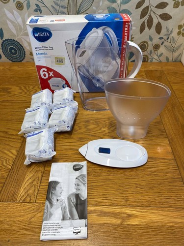 BRITA Marella Filtro Agua Frigorífico Jarra Blanco 2.4L REPUESTOS A ELEGIR - Imagen 2 de 18