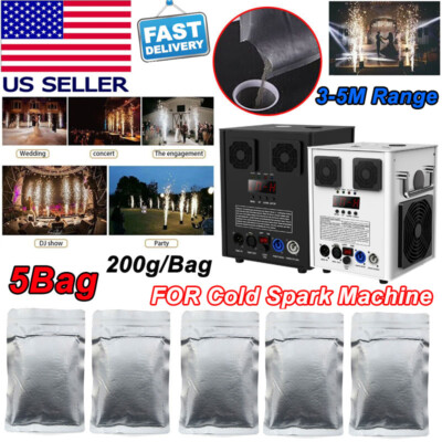 20Bag Ti powder for cold spark firework machine 200g one bag special effect dj