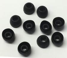 10 Rubber Ear Plugs Earbud Cushion Tips for Creative MA-200 In-Ear Headphones