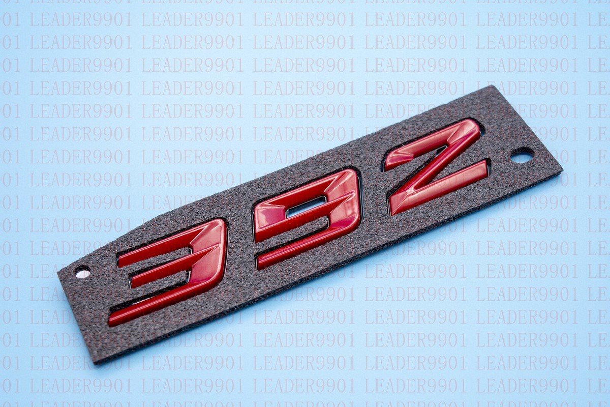 RED文字！マーカス・マーズ聖 2x red black 392 Emblems 392 Side Fender Badge 3D for 392 Emblem