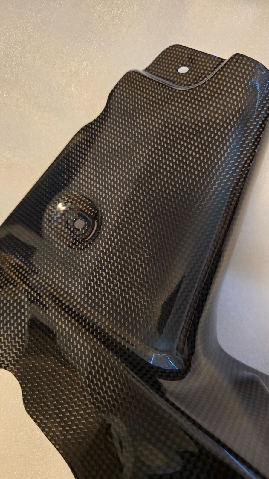 Ferrari 458 Spider Dry Carbon Fiber Engine Panels - 1x1 Plain Weave - **NEW**
