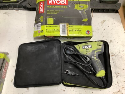 RYOBI D43K Variable Speed Drill 3/8 Inch Amp Motor With Bag