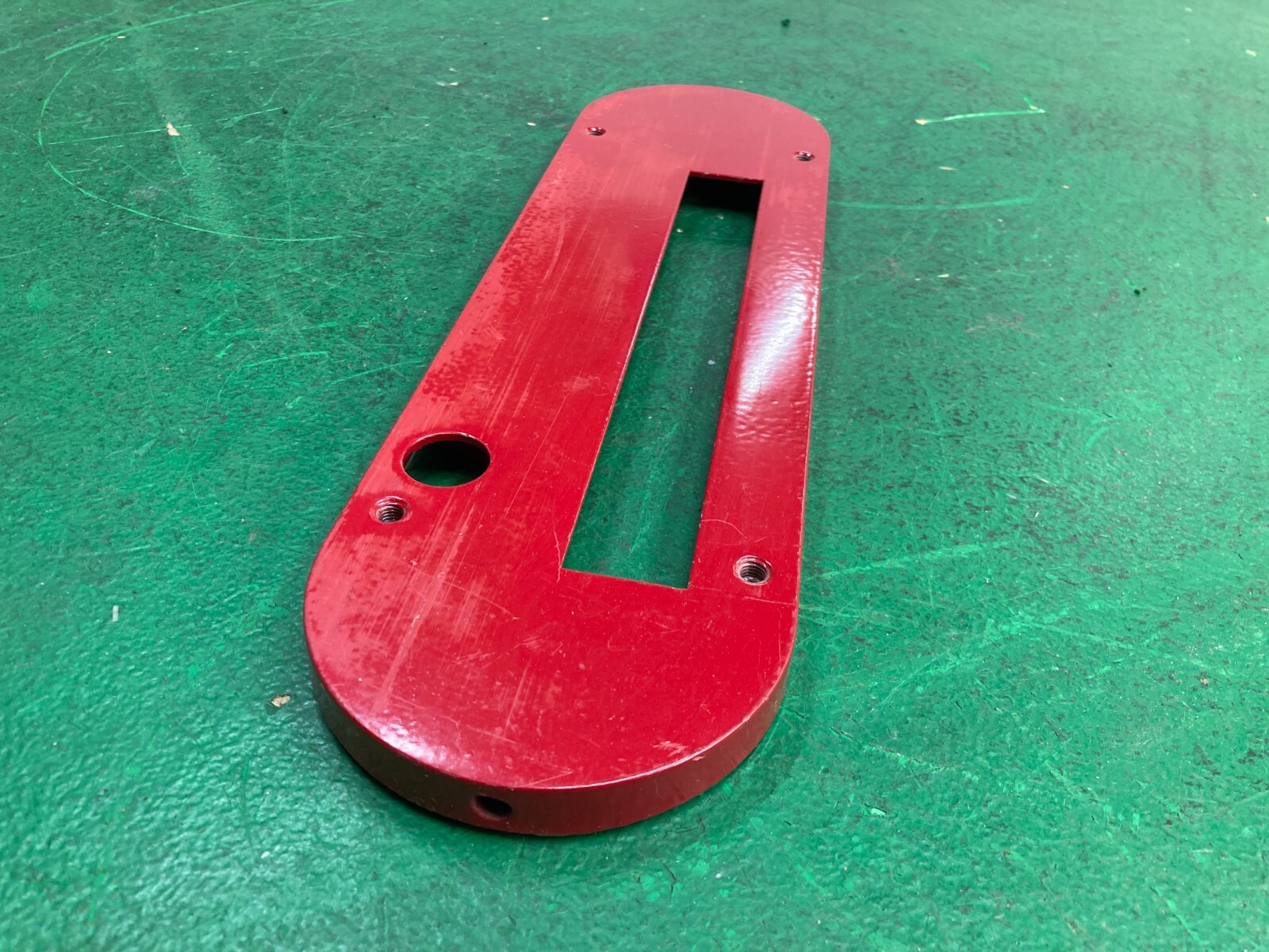 Delta Table Saw Dado Throat Plate measures 135/16" x 33/4" 42204