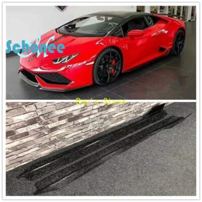 forge carbon fiber sideskirts step for lamborghini huracan lp580 lp610 v style