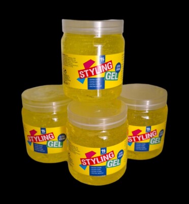 4x HEGRON Haargel STYLING GEL 500ml extra stark strong für jeden Haartyp