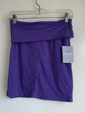 NWT 69 ATHLETA Mix and Mingle Iris Purple Foldover Waist Skirt Size XXS